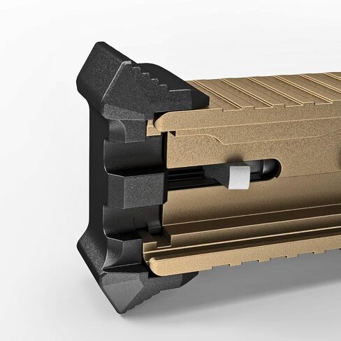 رافعة رافعة من الألومنيوم من فئة الطائرات من Milspin متوافقة مع Glock 17 و19 و19X و26 وPSA Dagger والمزيد مع قبضة منزلقة محسنة in Kuwait