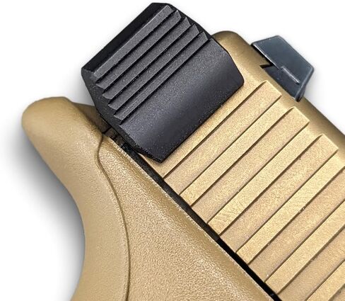 رافعة رافعة من الألومنيوم من فئة الطائرات من Milspin متوافقة مع Glock 17 و19 و19X و26 وPSA Dagger والمزيد مع قبضة منزلقة محسنة in Kuwait