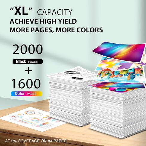962 962XL خراطيش الحبر كومبو حزمة أحدث شريحة لخراطيش الحبر HP 962XL كومبو حزمة لـ HP962XL لحبر HP 962 لـ HP Officejet Pro 9010 9015 9020 9018 9025 طابعة أسود سماوي أرجواني أصفر، 4 عبوات in Kuwait
