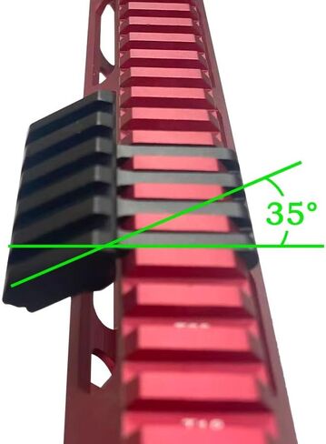 TPO 35 Degree Offset Picatinny Rail Mount 5 Slots 35 Degree Offset Mount for Mounting Laser/Mini Red Dot/Flashlight (FT35) in Saudi Arabia