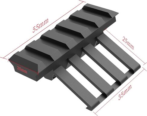 TPO 35 Degree Offset Picatinny Rail Mount 5 Slots 35 Degree Offset Mount for Mounting Laser/Mini Red Dot/Flashlight (FT35) in Saudi Arabia