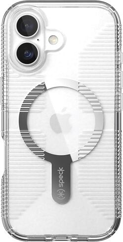 Speck GEMSHELL Grip +MS Case for iPhone 17 - Clear/Clear | Slim Protective Grip | Drop Protection | MagSafe Compatible in Saudi Arabia