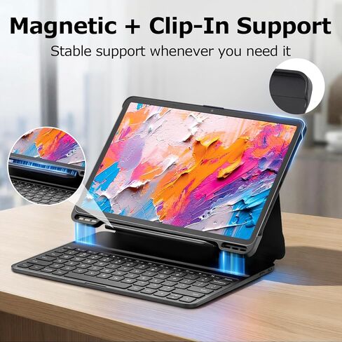 TCL NXTPAPER 11 Plus Tablet Bundle with Keyboard Case – 11.5" 120Hz 2.2K Display, Stylus Included, Detachable Bluetooth Keyboard, 256GB Storage, 8000mAh, Android 15 Productivity Tablet in Saudi Arabia