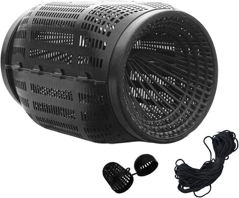 Turtle Traps for Ponds | Fish Trap | Fishing Net Cage for Shrimp Crab Traps | EEL River | Pinfish Trap Saltwater | Portable Lightweight Fish Bait T-raps with 6m Rope for Freshwater Saltwater in Saudi Arabia