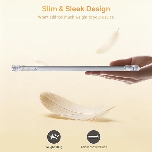 CoBak Clear Case for iPad (A16) 11th Generation 11 Inch 2025, iPad 10th Generation Case 10.9 Inch 2022 - Lightweight Soft TPU, Anti-Scratch Ultra Slim Protective Tablet Cover, Shockproof,Clear in Kuwait