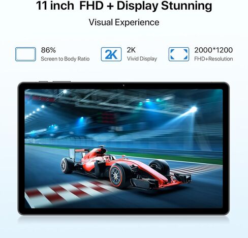 UMIDIGI A15 Tab Android Tablet, Dual SIM 4G LTE 11 inch Tablets, 16GB+256GB 1TB Expand with Octa-Core Processor, 7500mAh Battery with 20W Fast Charging, 13MP+8MP Camera, Gaming Tablet with Pen in Saudi Arabia