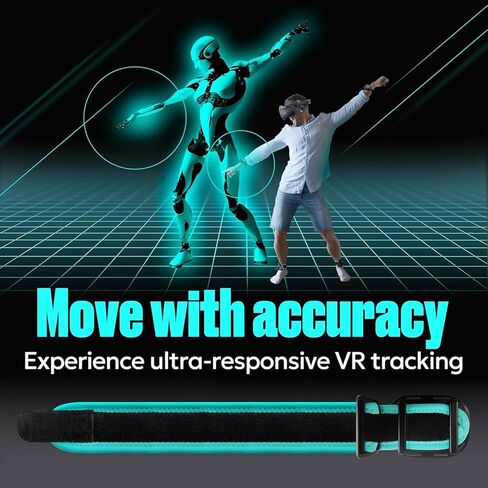 أحزمة اليد Skywin 2 لضبط أشرطة تعقب الواقع الافتراضي لجهاز HTC Vive Ultimate Tracker، وتتبع الجسم بالكامل في الواقع الافتراضي، والتتبع في الواقع الافتراضي in Kuwait