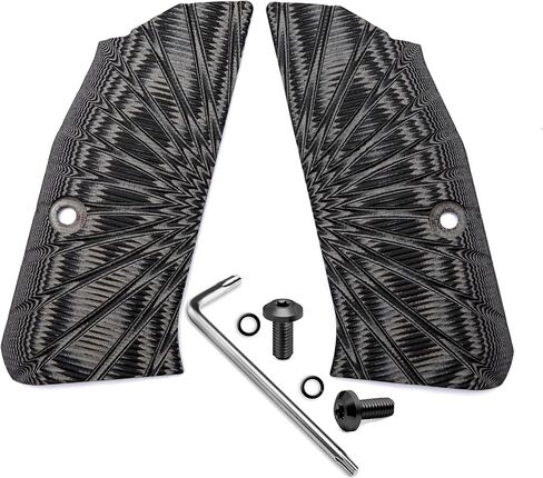 Guuun G10 Grips for Compact CZ Shadow 2 Tactical Slim Compact CZ-75 Grip Palm Sunburst Texture in Saudi Arabia