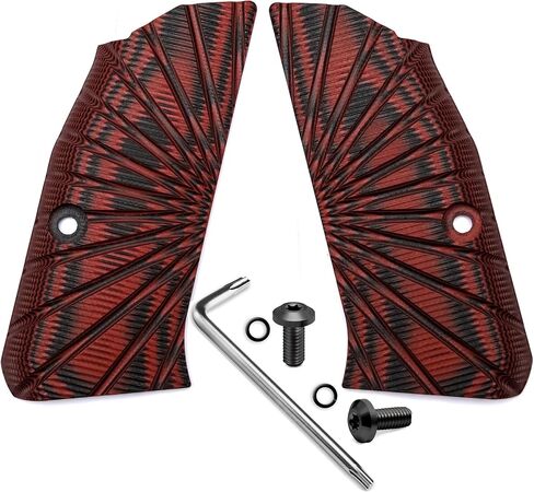 Guuun G10 Grips for Compact CZ Shadow 2 Tactical Slim Compact CZ-75 Grip Palm Sunburst Texture in Saudi Arabia