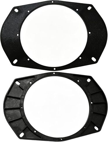2PCS 6x9 to 6.5 Inch Rear Door Speaker Adapters Compatible with Chevrolet Chevy Malibu 1973-2014 Impala 1971-2005 Camaro 1967-2002, Dodge Grand Caravan 1984-2014 Ram 1994-2014, GMC Jeep Chrysler in Saudi Arabia