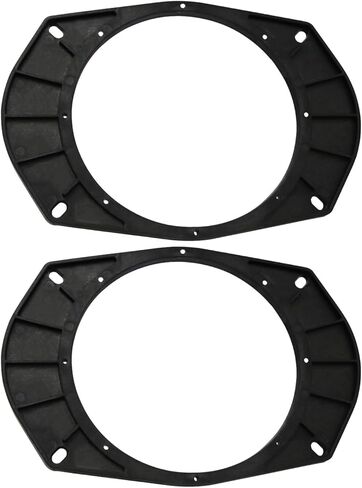 2PCS 6x9 to 6.5 Inch Rear Door Speaker Adapters Compatible with Chevrolet Chevy Malibu 1973-2014 Impala 1971-2005 Camaro 1967-2002, Dodge Grand Caravan 1984-2014 Ram 1994-2014, GMC Jeep Chrysler in Saudi Arabia