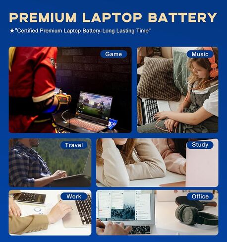 بطارية بديلة HS04 لسلسلة HP 240/245/246/250/255/256 G4‌، بطارية ليثيوم أيون قابلة لإعادة الشحن 4 خلايا بقدرة 3000 مللي أمبير في الساعة، متوافقة مع HS03 TPN-I119 in Kuwait
