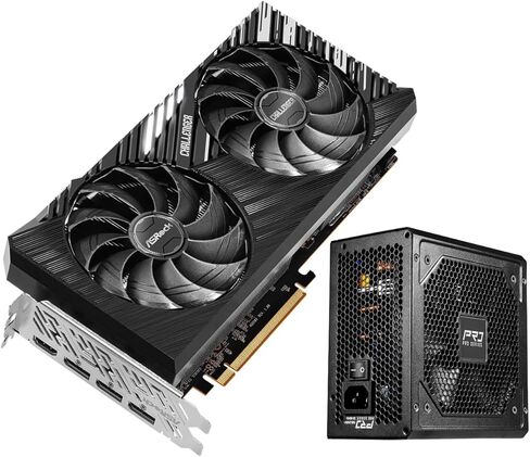 ASRock Radeon RX 7700 XT Challenger 12GB OC & PRO-750G 750W 80+ Gold PSU | High-Performance 1440p Gaming Power Combo in Saudi Arabia