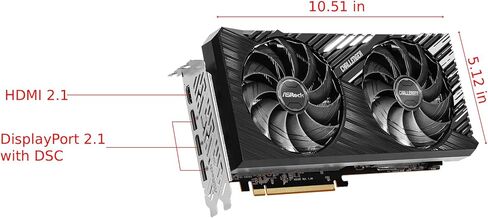 ASRock Radeon RX 7700 XT Challenger 12GB OC & PRO-750G 750W 80+ Gold PSU | High-Performance 1440p Gaming Power Combo in Saudi Arabia