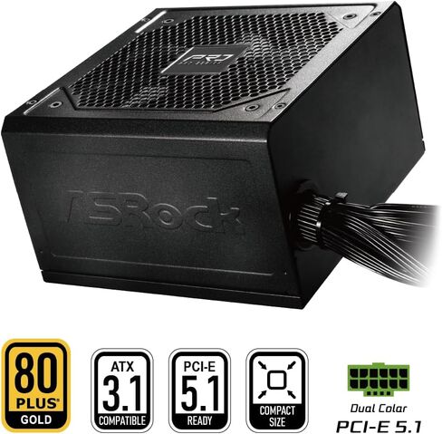 ASRock Radeon RX 7700 XT Challenger 12GB OC & PRO-750G 750W 80+ Gold PSU | High-Performance 1440p Gaming Power Combo in Saudi Arabia