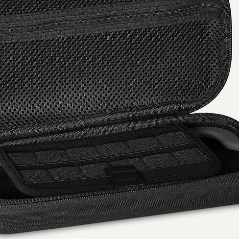 Amazon Basics Universal Nintendo Switch Case with 12 Game Card Slots, Fits Switch OLED and Switch 2, Black, 1-Pack in Saudi Arabia