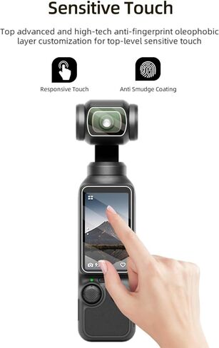 طبقة واقية للعدسة لجيب DJI Osmo 4، طبقة واقية للعدسة الزجاجية فائقة الوضوح، سهلة التركيب، مضادة للخدش، جودة HD، (مجموعتان) in Kuwait