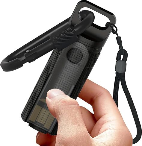 حقيبة حمل من سبائك الألومنيوم لجهاز Ledger Nano X/S/S Plus & YubiKey 5/5C NFC 5Ci، محمولة، مقاومة للماء، مقاومة للصدمات، أنبوب تخزين المحفظة الباردة المقاوم للحريق مع حلقة تسلق لحافظة التشفير ومحرك أقراص USB in Kuwait