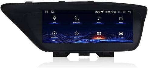 for Lexus ES 2013-2014 10.25" Octa Core 4G+32G Car CarPlay Android Auto Navigation Android Stereo GPS Radio Display IPS Touchscreen Headunit Tablet Media Player (V1) in Kuwait