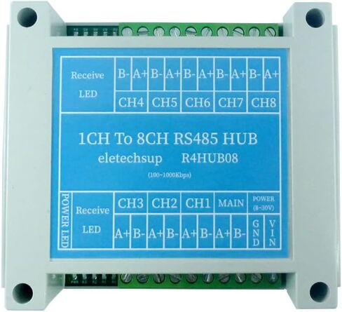 8 منفذ RS485 Hub الصناعية الصف 485 حافلة مكرر المنفذ التسلسلي إشارة مكبر للصوت in Kuwait