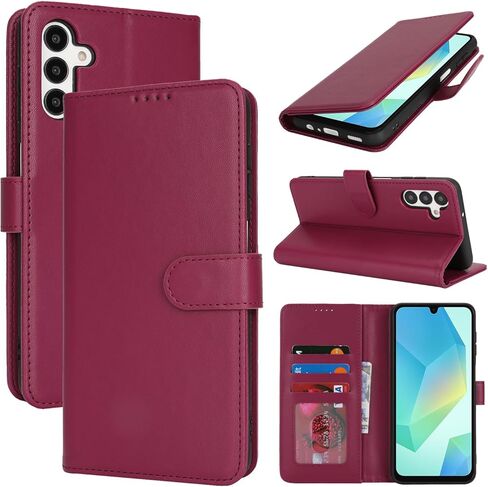 for Samsung Galaxy A14 5G Case Wallet with Card Holder,Galaxy A14 5G Wallet Case for Men Women,PU Leather Magnetic Clasp Stand Flip Phone Case Cover-Black in Saudi Arabia