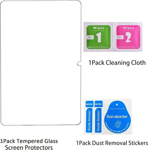 Tempered Glass Screen Protectors Compatible with TCL TAB A1 Plus,12.2 Inch Anti Scratch, Bubble Free, 9H Hardness in Saudi Arabia