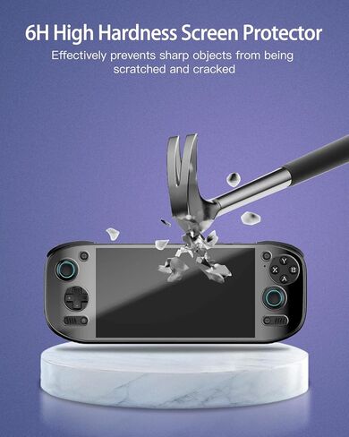 3-Pack Screen Protector for AYN Odin 2 Portal Handheld Game Consol,Flexible Soft Full Coverage Clear Thin TPU Film,Case-Friendly,High Definition,Anti Scratch for AYN Odin 2 Portal in Saudi Arabia