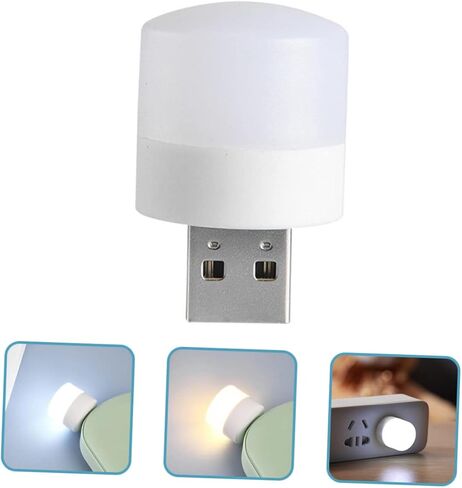UPKOCH 10pcs USB Night Lights Led Bulbs Small Portable Plug Lights for Bedroom Decor Boys and Girls Teen Girls Dorm Wall Decor in Saudi Arabia
