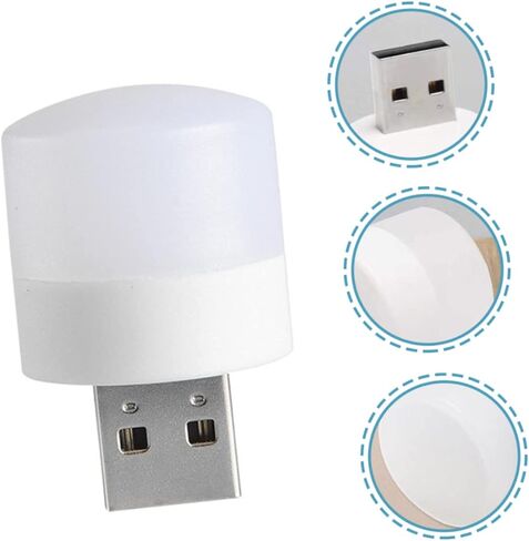 UPKOCH 10pcs USB Night Lights Led Bulbs Small Portable Plug Lights for Bedroom Decor Boys and Girls Teen Girls Dorm Wall Decor in Saudi Arabia
