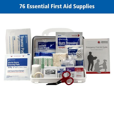 First Aid Only 76 Piece 10 Person ANSI A First Aid Kit (91322) in Saudi Arabia