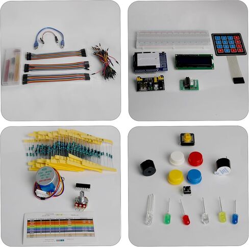 774 قطعة UNO R3 Super Starter Kit Project كاملة مع برنامج تعليمي متوافق مع Arduino IDE in Saudi Arabia