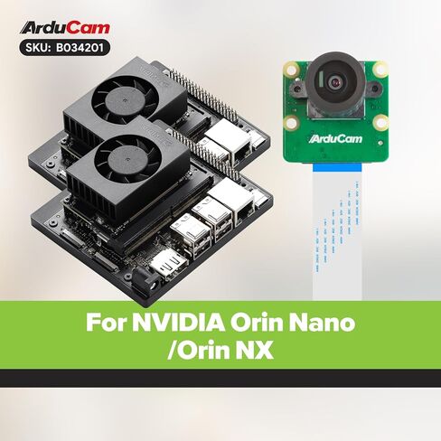 وحدة كاميرا Arducam 8MP IMX219 ذات التركيز التلقائي، كاميرا بزاوية واسعة 160 درجة (د) لـ NVIDIA Orin Nano/Orin NX/AGX Orin in Kuwait