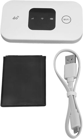 مودم شبكة محمول USB عالي السرعة وثابت للجيب، جهاز توجيه الشبكة مع فتحة لبطاقة SIM المحمولة نقطة اتصال محمولة 4G للهاتف المحمول والكمبيوتر المكتبي والكمبيوتر اللوحي in Saudi Arabia