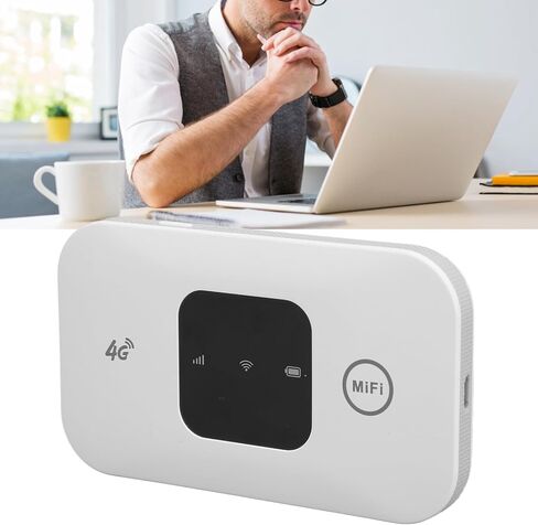 مودم شبكة محمول USB عالي السرعة وثابت للجيب، جهاز توجيه الشبكة مع فتحة لبطاقة SIM المحمولة نقطة اتصال محمولة 4G للهاتف المحمول والكمبيوتر المكتبي والكمبيوتر اللوحي in Saudi Arabia