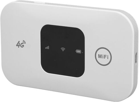 مودم شبكة محمول USB عالي السرعة وثابت للجيب، جهاز توجيه الشبكة مع فتحة لبطاقة SIM المحمولة نقطة اتصال محمولة 4G للهاتف المحمول والكمبيوتر المكتبي والكمبيوتر اللوحي in Saudi Arabia