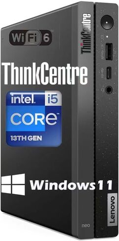 Lenovo ThinkCentre neo 50q Gen 4 Business Mini Desktop Computer • 6-core Intel Core i3-1215U • 12GB RAM • 256GB SSD • Office 365 for The Web • Display Port + HDMI • Wired KB & Mouse • Windows 11 in Saudi Arabia