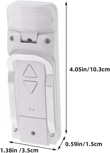 COHEALI USB Rechargeable Clip-on Reading Lamp for Bedside with 3-Color Adjustable Eye-Care LED Light, Portable Book Light for Reading, White in Saudi Arabia