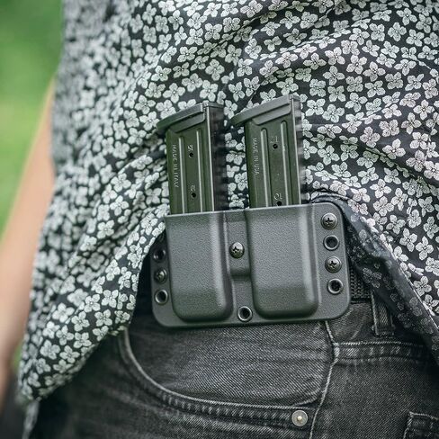 حقيبة OWB Double Mag Pouch لـ Glock 42 - مصنوعة في الولايات المتحدة الأمريكية - حقيبة Total Eclipse Double Mag من Blade-Tech Holsters in Kuwait