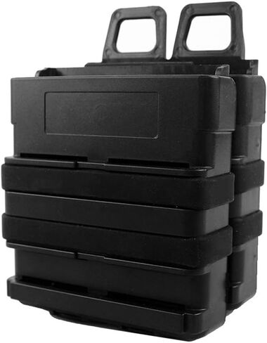 Tactical 7.62 Fast Mag ABS Magazine Pouch Bag Molle System (Black) in Saudi Arabia