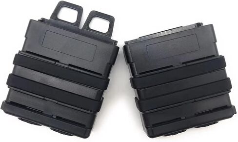 Tactical 7.62 Fast Mag ABS Magazine Pouch Bag Molle System (Black) in Saudi Arabia