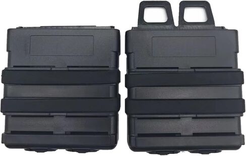 Tactical 7.62 Fast Mag ABS Magazine Pouch Bag Molle System (Black) in Saudi Arabia
