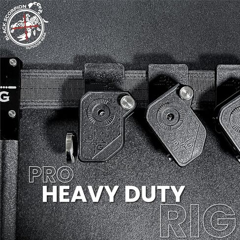Scorpion Gear Ambidextrous Double Stack Magazine Pouch w/ 1x Magnet fits 9mm .40 SW Magazines - 4 Pcs in Saudi Arabia