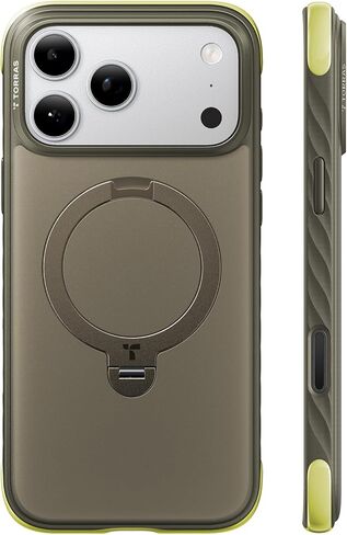 TORRAS Q3 Rugged for iPhone 17 Pro Case with 360 Rotating Magnetic Stand, Fit for MagSafe, 16FT Mil-Grade Drop Protection, Side Anti-Slip Grip, Camera Control Button, Microfiber Lining, Deep Blue in Saudi Arabia