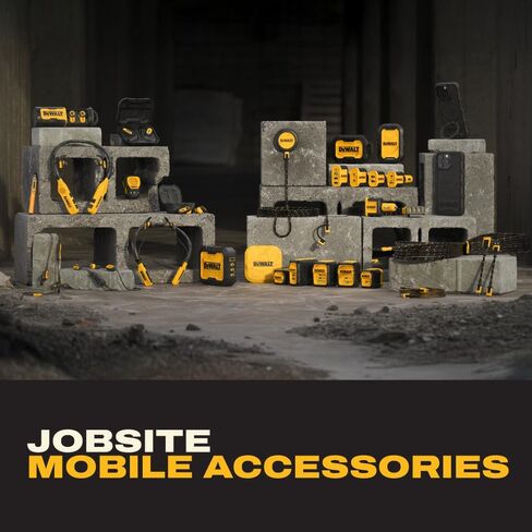 DEWALT Heavy Duty Magnetic ToughSound Pro Bluetooth Speaker – 22W Jobsite Wireless Portable Speaker w/Built-in Magnets, IP67 Dust & Waterproof, 14H Runtime, Auracast Multi-Speaker Linking & EQ Modes in Saudi Arabia