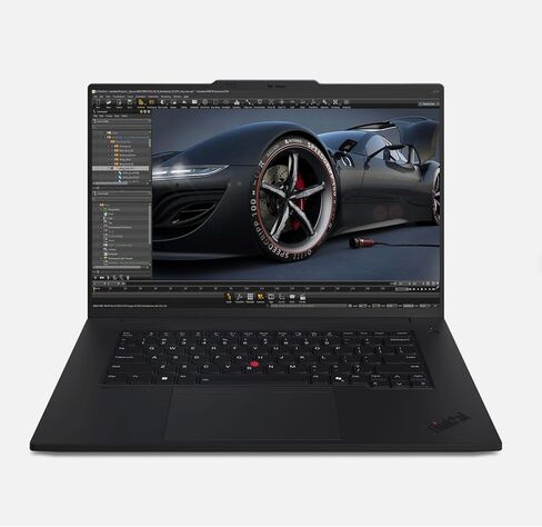 كمبيوتر محمول Lenovo ThinkPad P1 Gen 8 Mobile Workstation (16 بوصة 4K+ UHD+، NVIDIA RTX PRO 2000 Blackwell 8GB، Intel Core Ultra 7 255H، 32GB DDR5، 1TB SSD) للمهندس، المصمم، 2X Thunderbolt 5، Win 11 Pro in Saudi Arabia