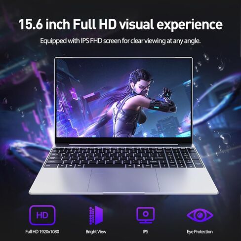 كمبيوتر محمول 15.6 بوصة، ذاكرة الوصول العشوائي 8 جيجا بايت، 256 جيجا بايت SSD، ويندوز 11، معالج كور i3، شاشة 1080 بكسل فل اتش دي، لوحة مفاتيح بإضاءة خلفية، بصمة الإصبع، USB3.0، WiFi5، Mini HDMI، BT5، كاميرا ويب in Kuwait