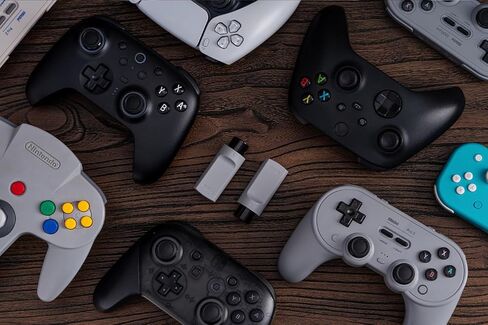 جهاز استقبال 8BitDo Retro لجهاز N64 ونظام التشغيل Windows، متوافق مع وحدة تحكم Xbox Series ووحدة تحكم Xbox One Bluetooth وSwitch Pro ووحدة تحكم PS5/PS4 على وحدة التحكم N64 in Kuwait