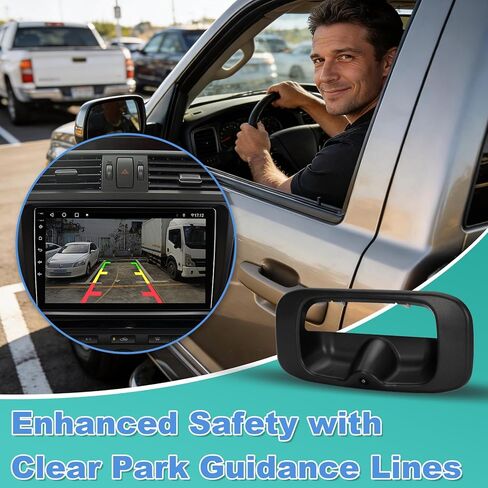 Tailgate Handle Backup Camera Compatible with 1999-2006 Chevy Silverado & GMC Sierra 1500 2500 3500 HD Classic – Rear View Reversing Camera with RCA Plug, Replacement for 15228539 GM1915105 GM1916102 in Saudi Arabia