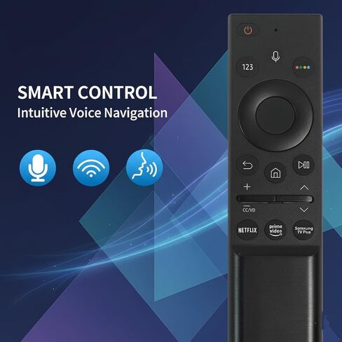 BN59-01386D Voice Remote Replacement for Samsung TV BU8000/BU8500/LS03B Series (QE32LS03BBU UE43BU8500U UE55BU8000U UE65-85BU8000U) with Voice Command,Ergonomic Design&Smart Hub Control in Saudi Arabia
