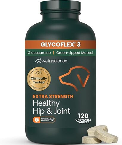 VETRISCIENCE GlycoFlex 3 دعم الورك والمفاصل للكلاب، أقراص قابلة للمضغ in Saudi Arabia